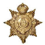 A brass star valise badge of the 2nd Bn D of Cornwall’s Light Infantry, worn by the battalion in