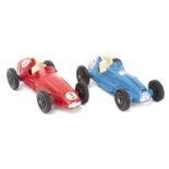 2 Crescent Toys. Cooper-Bristol 2-litre Grand Prix car. In mid blue, with black wheels and tyres.