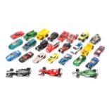 A collection of Hotwheels. Including 3x Baja Bugs, 2x AC Cobra, Ford Mustang, Chevrolet Z28, hot-