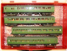 Two fine OO gauge Southern Railway 2-BIL Electric Multiple Units (EMUs). Unit nos. 2064 and 2090. In