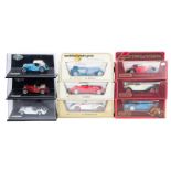 A quantity of various makes. 3x Minichamps – Bentley Arnage T, Mercedes Benz 300SEL 6.3 and a Jaguar