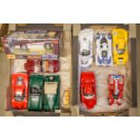 8 1:18 sports racing cars. UT Models Porsche 911 GT1, Warsteiner, RN6 T. Boutsen and H. Stuck.