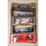 5 1:18 scale Formula 1 single seat racing cars. 4 Pauls Model Art- Benetton Renault B194/B195 J.