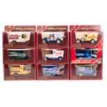 40 Matchbox Yesteryear in maroon boxes. 9x Ford Model T – 6x tankers – Mobiloil, Carnation, Castrol,