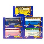 20 Corgi Routemaster Buses. Various liveries including 9x London Transport- 2x Hamleys, Gamleys,