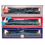 3 Lima OO locomotives. 2x Co-Co diesel-electric Dreadnaught 50 001 and Revenge 50 020. Plus a