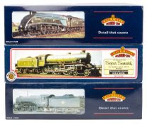 3 Bachmann OO (ex LNER) tender locomotives. Class A4 4-6-2 Golden Eagle 4482 (31-956), plus a