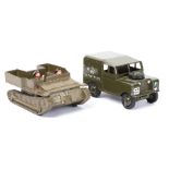 A scarce Morestone Military Police Land Rover. 79mm in gloss olive green with ‘M P Military