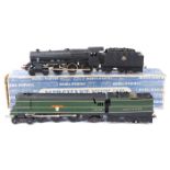 2 Graham Farish OO gauge tender locomotives. A Southern Merchant Navy class 4-6-2 tender