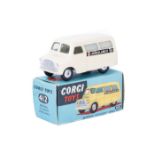 Corgi Toys Bedford ‘Utilecon’ Ambulance (412). 1st type with split windows in cream with opaque rear