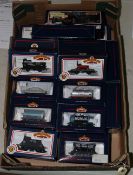 2 Bachmann OO locomotives and 20 freight wagons. A BR Patriot class 4-6-0 tender locomotive Planet