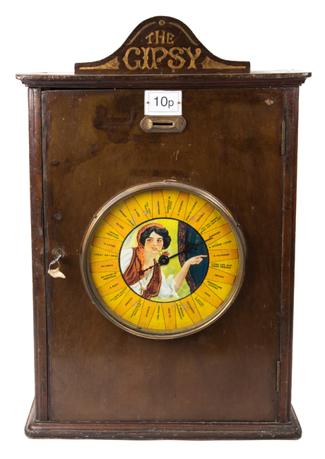 A scarce Edwardian Penny Arcade machine. This example also produced in the early 1900’s is called ‘