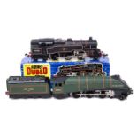 2 Hornby Dublo 2 rail locomotives. Class A4 4-6-2 tender locomotive Golden Fleece 60030 in lined