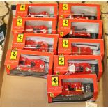 9 1:43 Solido special issue Ferrari Collection. 312 PB Daytona 72 RN2, 3x 512S - Daytona 70, RN25,