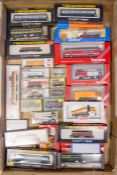 A small quantity of N gauge railway and HO/OO continental vehicles. N gauge Roco Renfe class 340