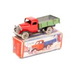 A scarce late 1930’s Lehmann ‘Spielzeug’ (Toys) GNOM No.813 tinplate open back 4 wheel truck. An