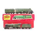 2 Hornby Dublo 2-rail locomotives. A BR class A4 4-6-2 tender locomotive, Golden Fleece 60030 (