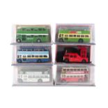 25 Corgi OOC buses/coaches. 14x Leyland PD3 Queen Mary -4 in Southdown livery, 3 London Country (