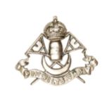 An OR’s WM cap badge of the 1st Wilts VRC, (the “Moonrakers”). GC Plate 1 Part of a Private