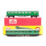 A Hornby-Dublo BR SR Electric Motor Coach Brake Second S65326 (2250). Together with a BR SR Electric