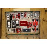 A quantity of 1:43 and 1:18 scale competition cars. Examples by Minichamps, Best, Bburago,