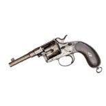 A German 6 shot 10.6mm Model 1883 single action ordnance revolver, number 9517, the frame stamped