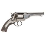 A scarce early 5 shot 80 bore 1st type Kerrs Patent single action percussion revolver, marked to the