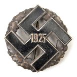 A Third Reich Party district commemorative badge, dated 1925. VGC