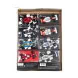 10 1:43 Minichamps Formula 1 racing cars. 3x Williams – 2 FW16 Renault N. Mansell G.P. France 94 RN2