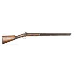 A single barrelled 10 bore percussion sporting gun, by J Wiggan, c 1850, 45½” overall, 29¼” twist