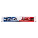 10 1:43 Minichamps Formula 1 racing cars. Ferrari 126C2 1982 G. Villeneuve RN27. Williams Renault