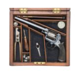 A good scarce 5 shot 38 bore Model 1851 Adams “Dragoon” self cocking percussion revolver 13”