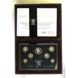 Elizabeth II “United Kingdom Silver Anniversary Collection of Coins 1996” £1 to 1p “Proof quality”