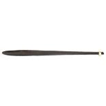 A New Britain black wood club, 15½” in length. GC (one end shortened)