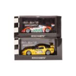 8 1:43 Minichamps sports GT/Prototype racing cars. Corvette C5-R GTS Compuware RN3 Freon/O’Connell/