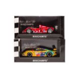8 1:43 Minichamps sports GT/Prototype racing cars. Corvette C5-R GTS LM2002 ACDelco RN64 Pilgrim/