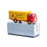 A scarce Dinky Supertoys Guy Van ‘Heinz’ (920). An example with red cab and chassis, yellow body and