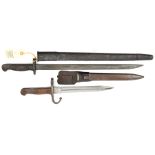 A scarce 1907 pattern SMLE bayonet, stated as issued to Siamese “Wild Tiger Corps”, in its