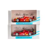 8 1:43 Minichamps cars. 7 Ferrari – 5x 333P IMSA WSC/Daytona race cars, variations, RN5, 2x30 and