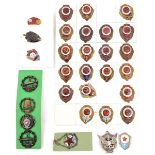 21 WWII period Soviet Russian combat qualification enamelled breast badges, including infantry,