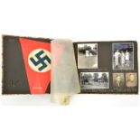 A Third Reich photograph album, covering the period 1936-38, 192 photos, some military. Front