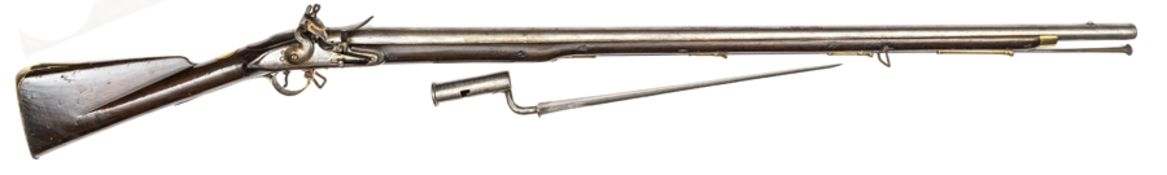 A late 18th century Volunteer 10 bore Short Land pattern Brown Bess flintlock musket by Ketland &