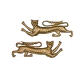 A scarce pair R Guernsey Militia OR’s collar badges. Near VGC Plate 6 Part II of a Private