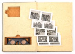 A Third Reich album “Der Kampf Im Westen”, contains coloured photographs, also a stereoscopic viewer
