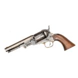A 5 shot .36" Manhattan Fire Arms Co “Navy” percussion revolver, with 5" barrel, number 67266 on all