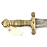 A French M1831 infantry sidearm, gladius style blade 19”, with stamp “Talabot Fs 1832 Paris” and