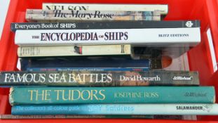 34 titles in the Osprey “Men at Arms”, “Elite”, etc series; 10 books of naval interest, and 27 of