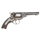 A scarce early 5 shot 80 bore 1st type Kerrs Patent single action percussion revolver, marked to the