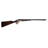*A DB 12 bore Russian Baikal top lever hammerless boxlock non ejector sporting gun, 44” overall