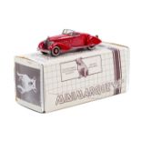 A Minimarque 43 1934 Packard Boat-Tail Runabout Speedster by Le Baron (MM43). In red with maroon